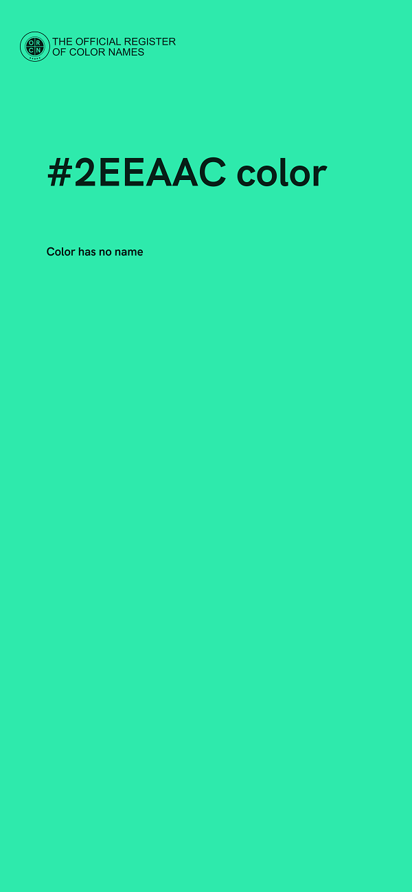 #2EEAAC color image