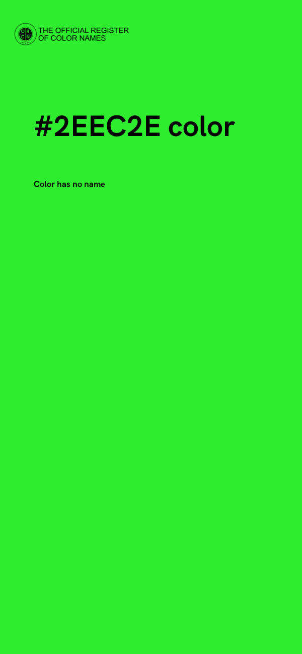 #2EEC2E color image