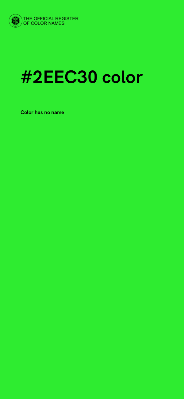 #2EEC30 color image