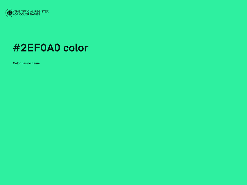 #2EF0A0 color image