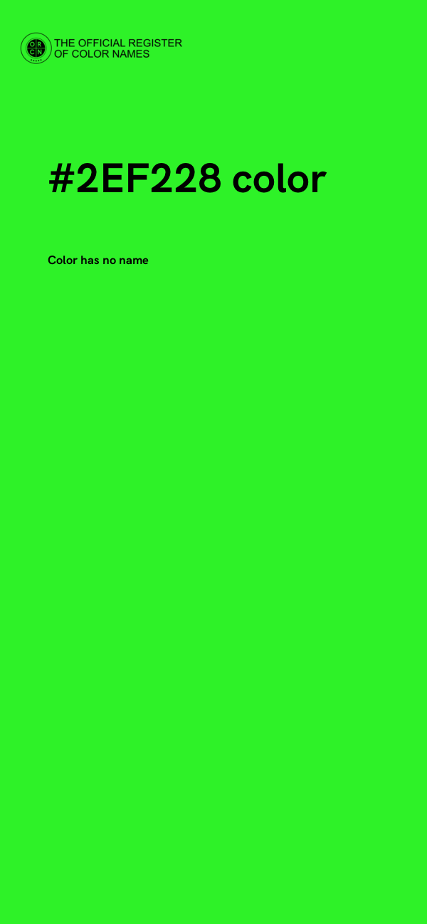 #2EF228 color image