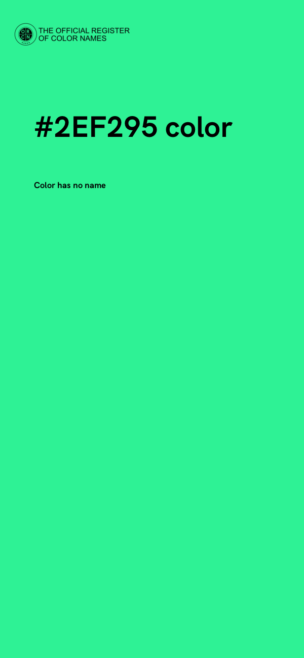 #2EF295 color image