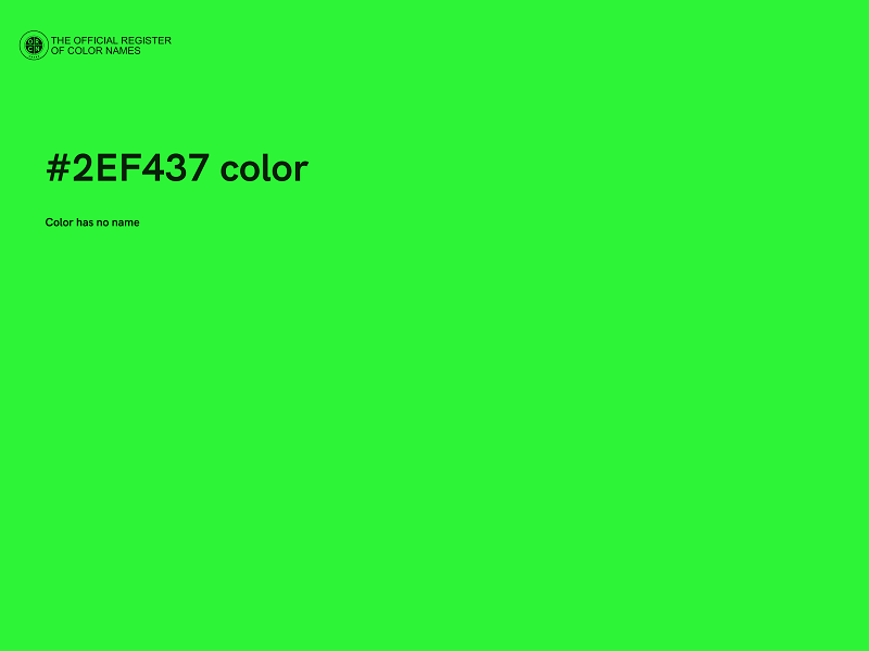 #2EF437 color image