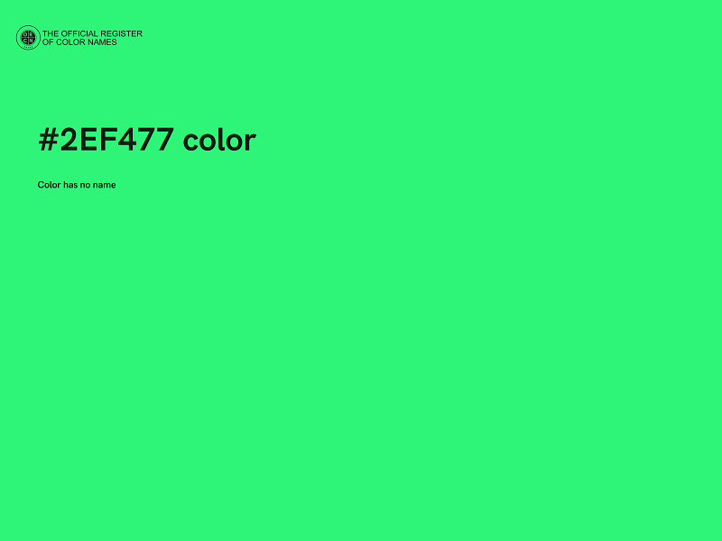 #2EF477 color image