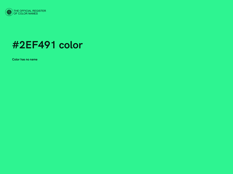 #2EF491 color image