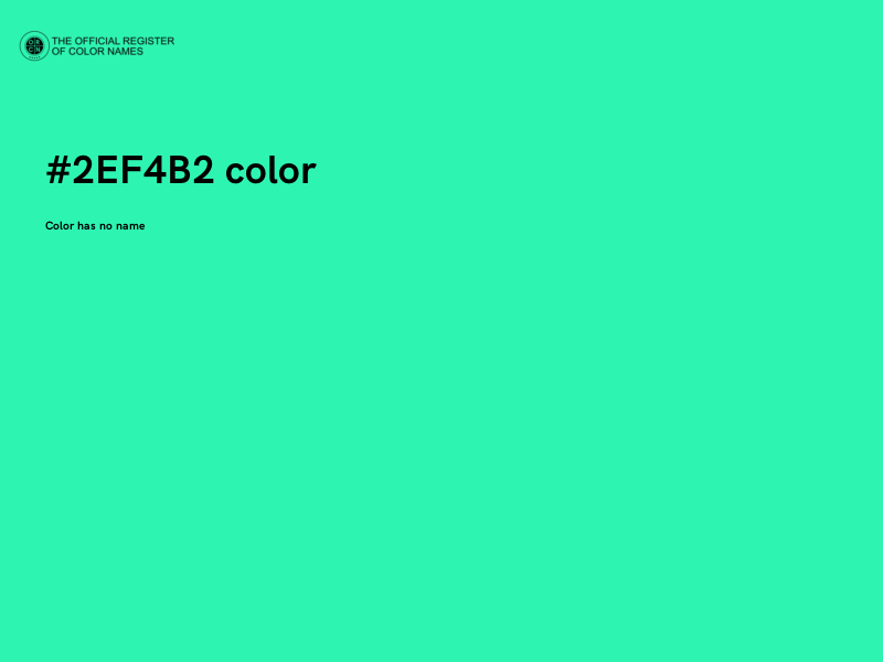#2EF4B2 color image
