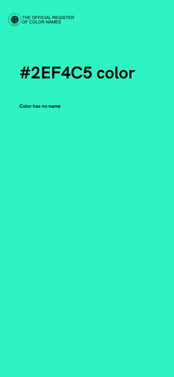 #2EF4C5 color image