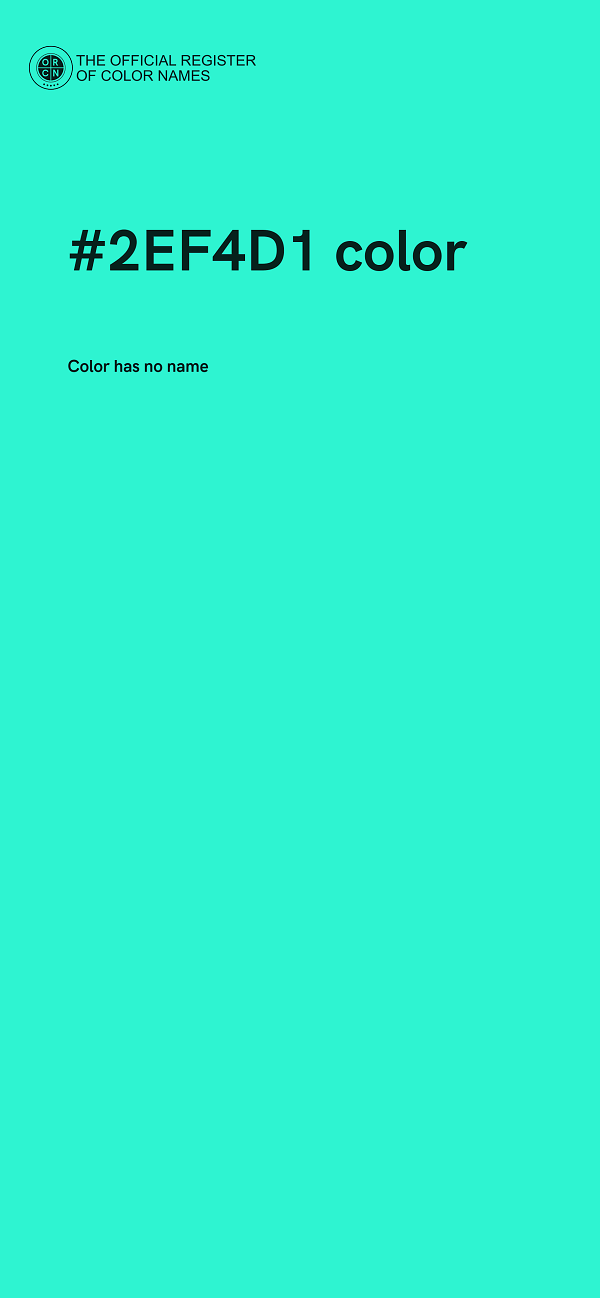#2EF4D1 color image
