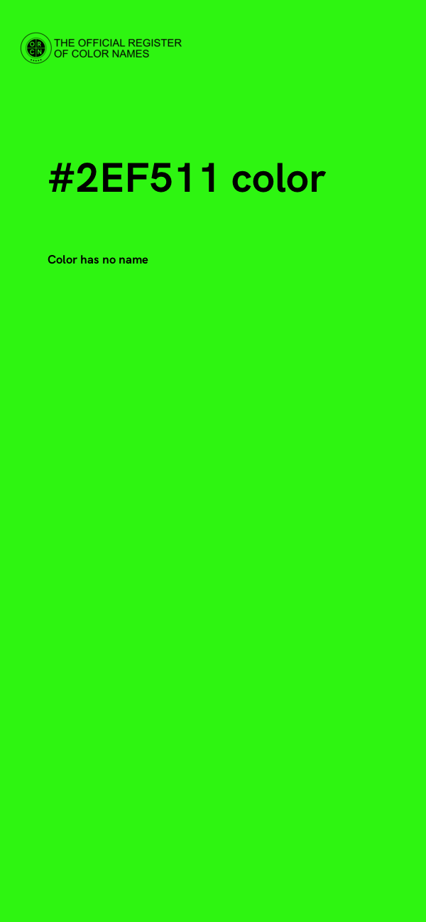 #2EF511 color image