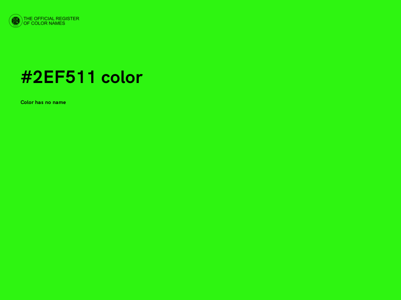 #2EF511 color image