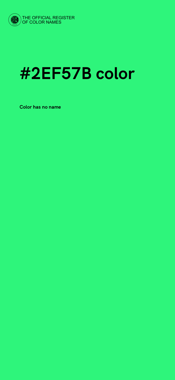 #2EF57B color image