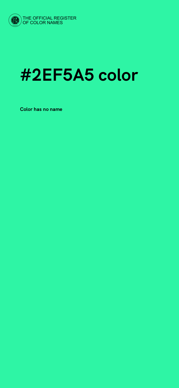 #2EF5A5 color image