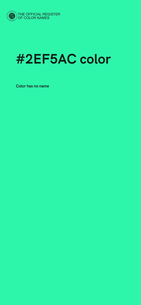 #2EF5AC color image