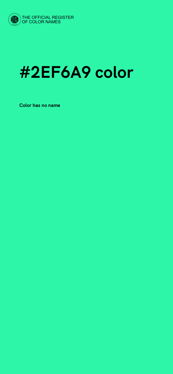 #2EF6A9 color image