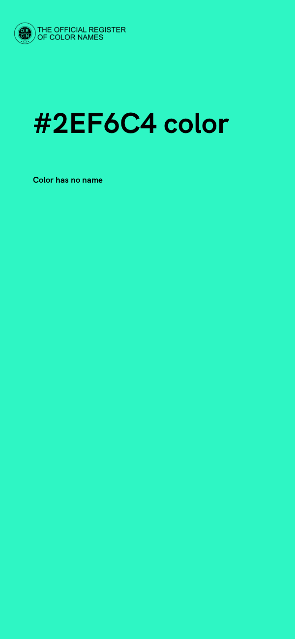 #2EF6C4 color image