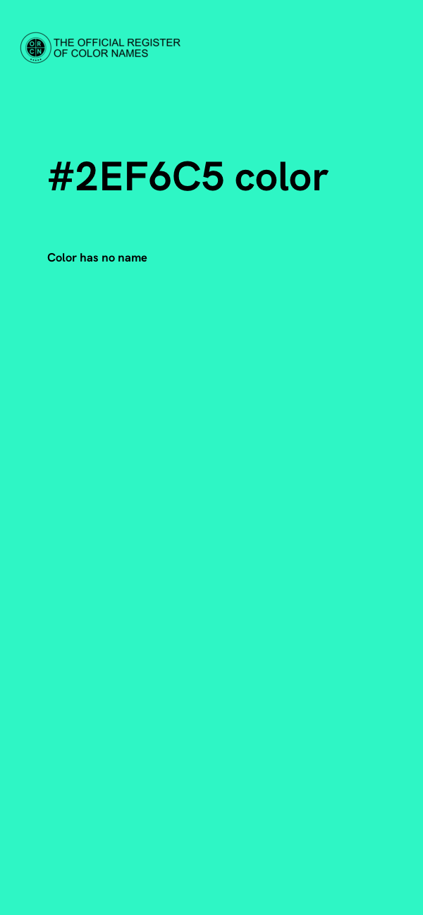 #2EF6C5 color image