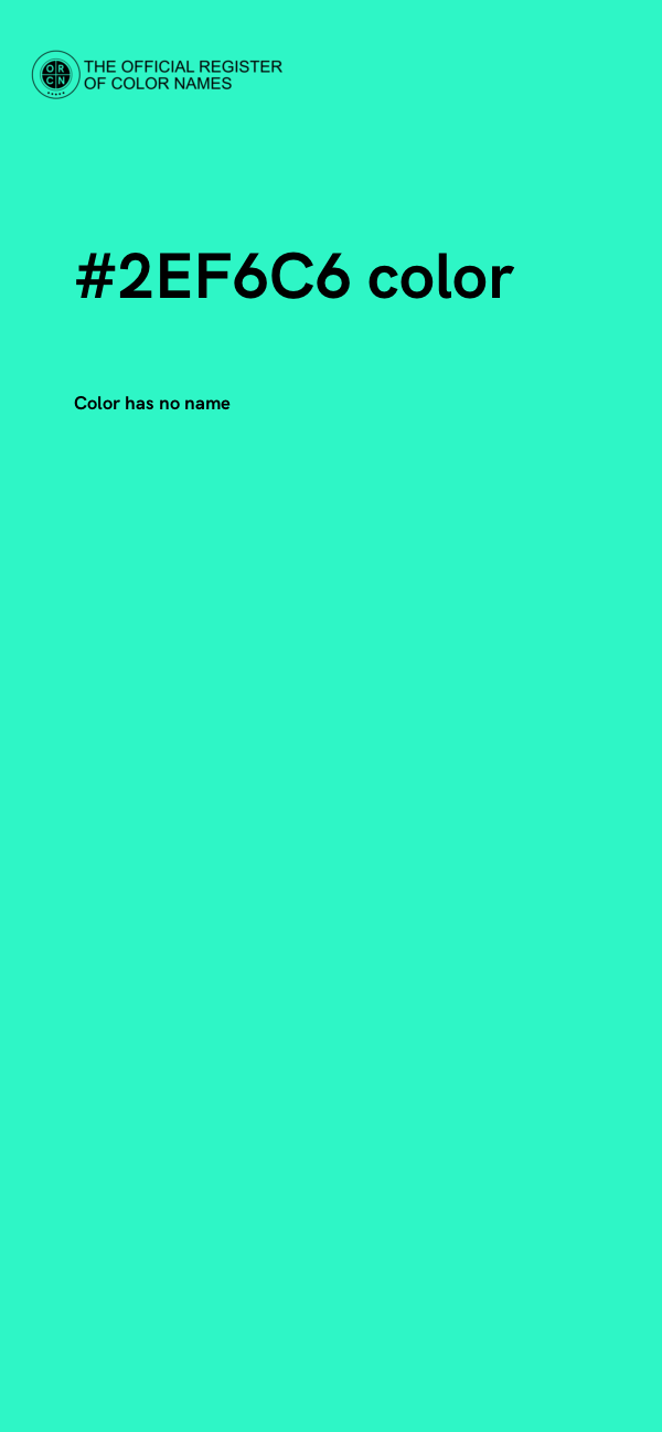 #2EF6C6 color image