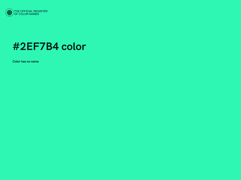 #2EF7B4 color image