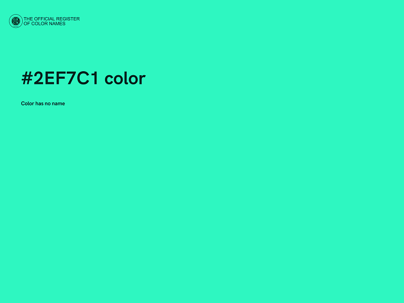 #2EF7C1 color image