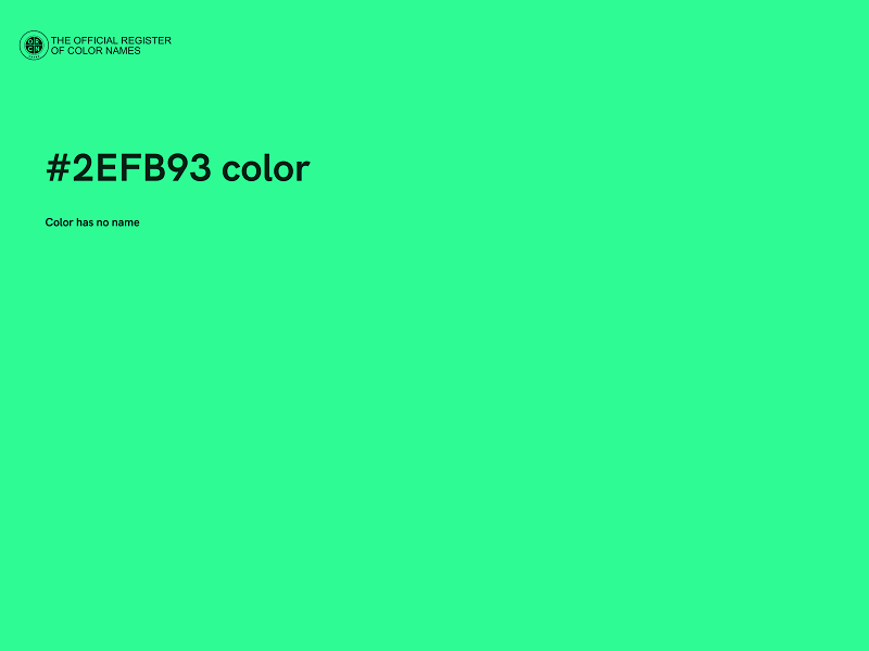 #2EFB93 color image