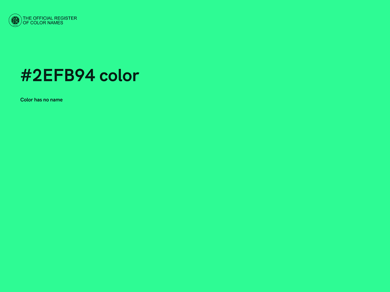 #2EFB94 color image