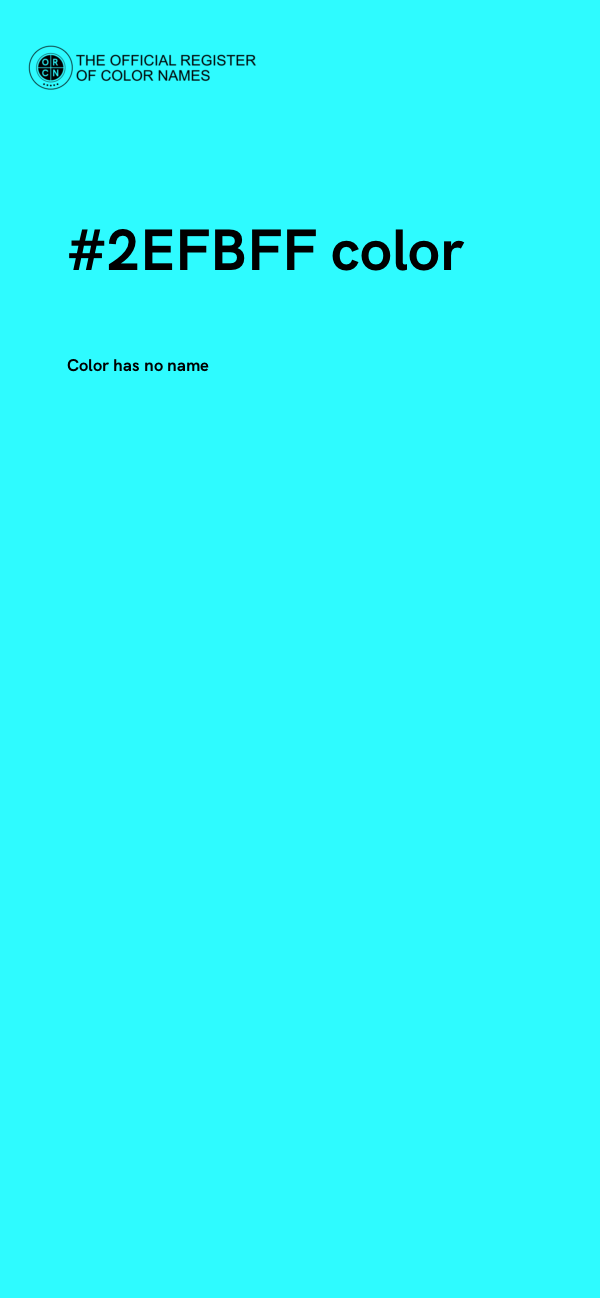 #2EFBFF color image