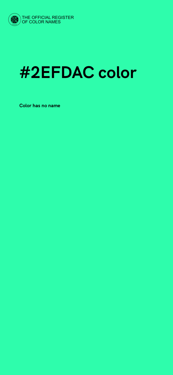 #2EFDAC color image