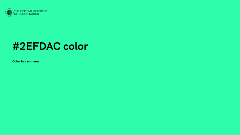 #2EFDAC color image