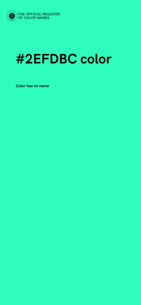 #2EFDBC color image