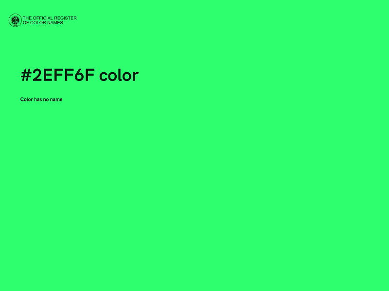 #2EFF6F color image