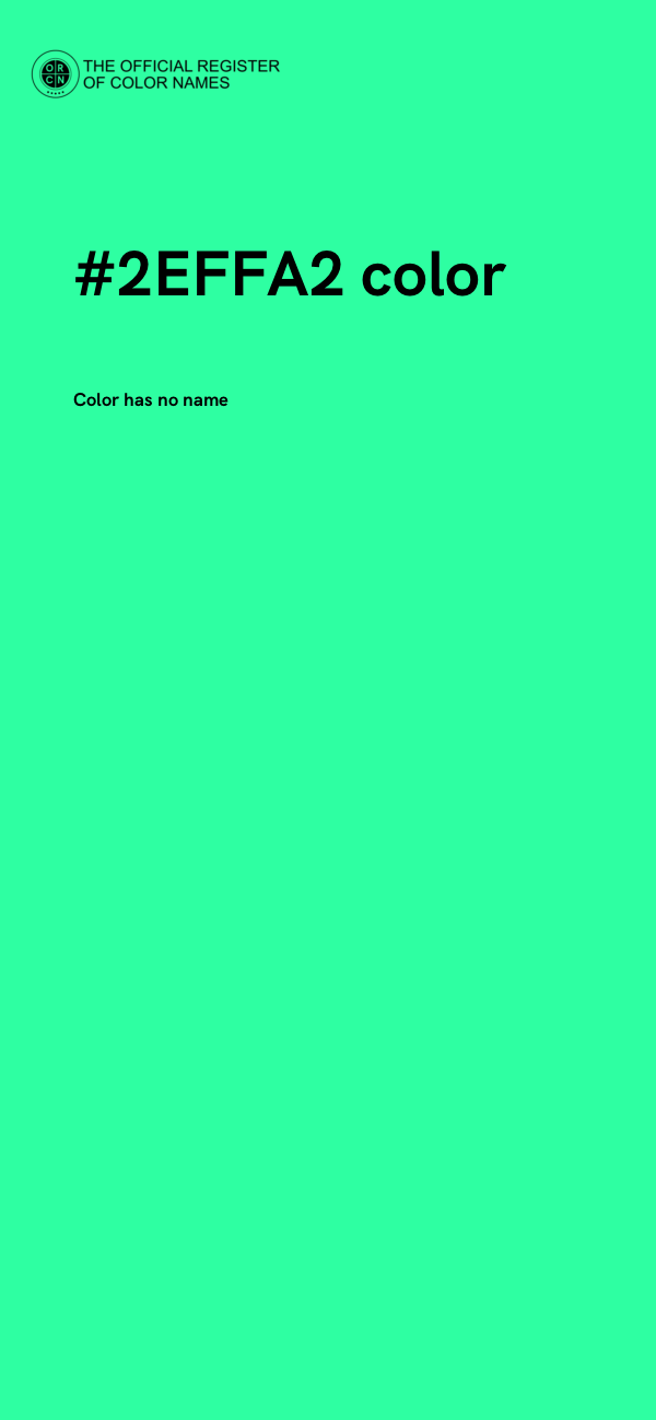#2EFFA2 color image