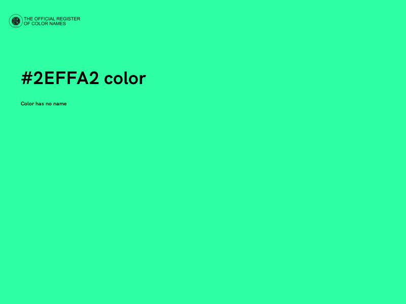#2EFFA2 color image