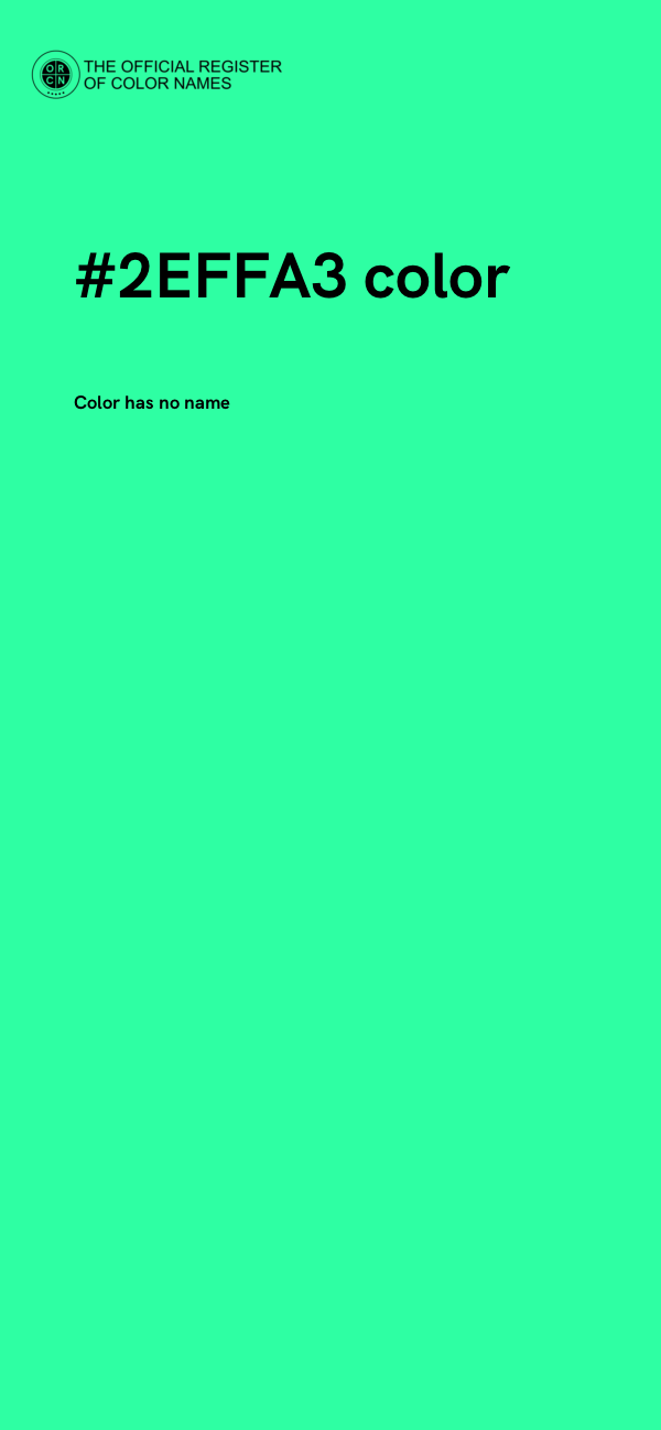 #2EFFA3 color image