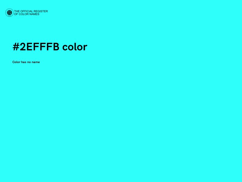 #2EFFFB color image