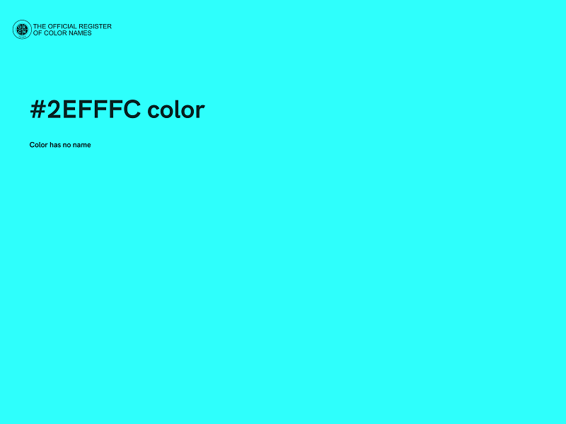 #2EFFFC color image