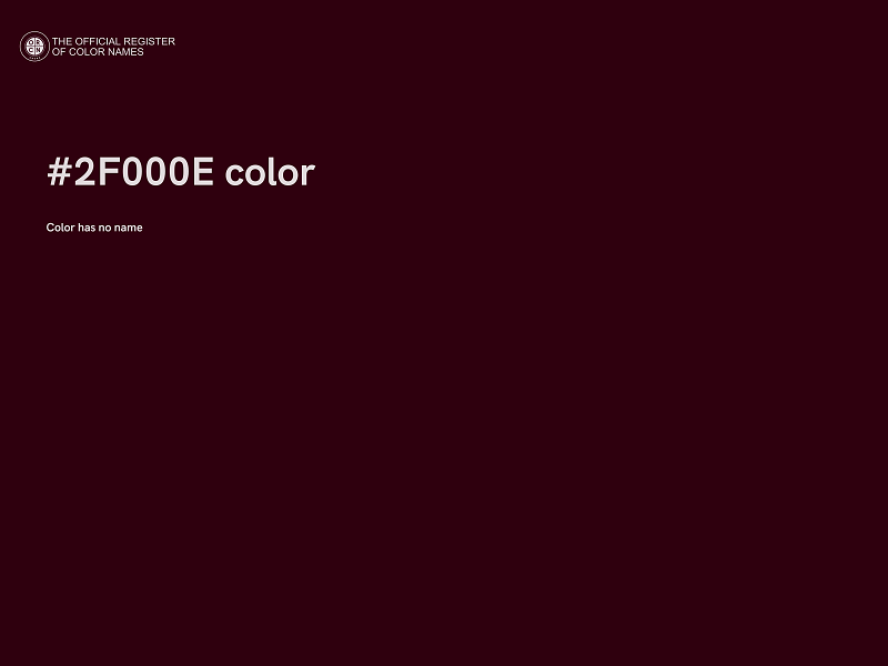 #2F000E color image