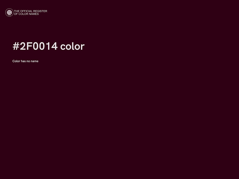 #2F0014 color image