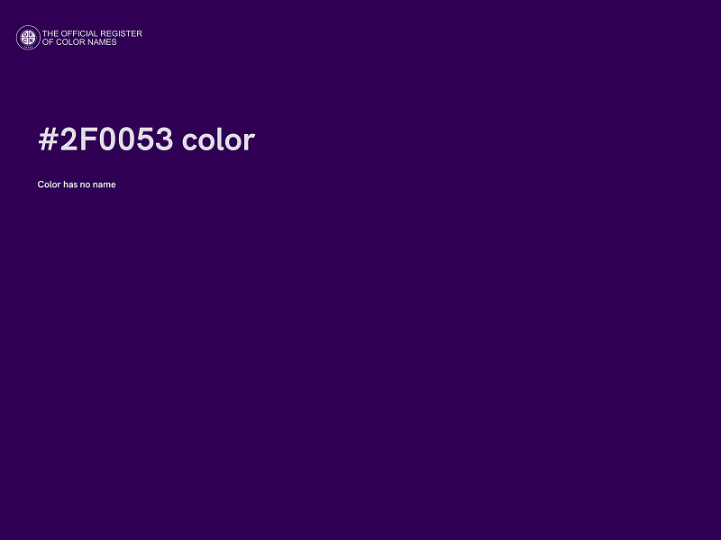 #2F0053 color image