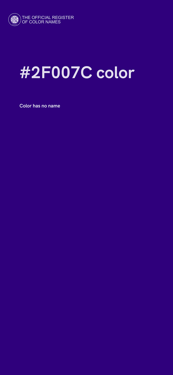 #2F007C color image