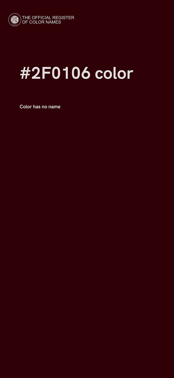#2F0106 color image