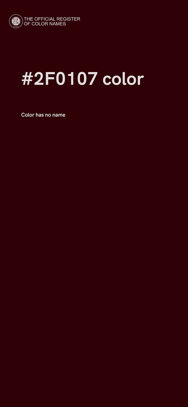 #2F0107 color image