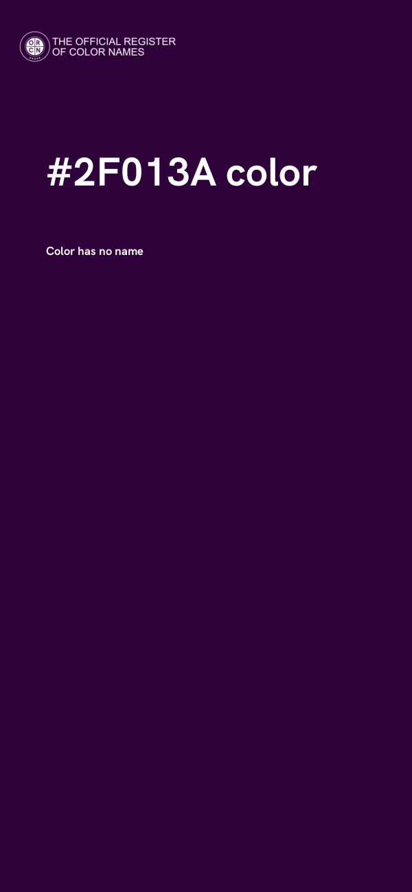 #2F013A color image