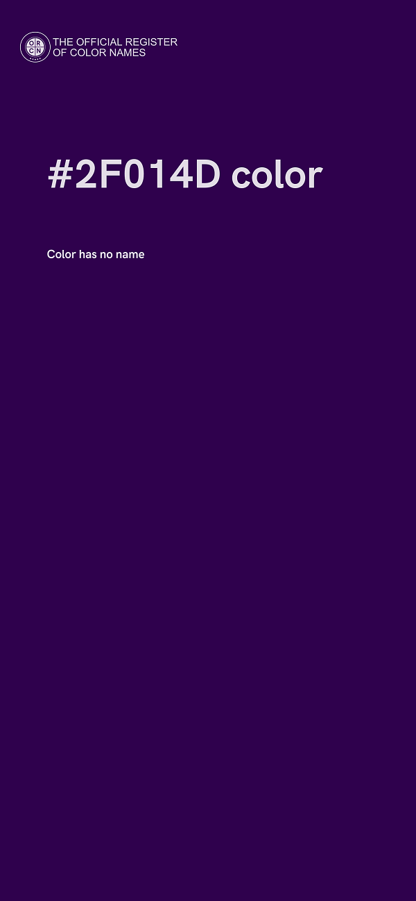 #2F014D color image