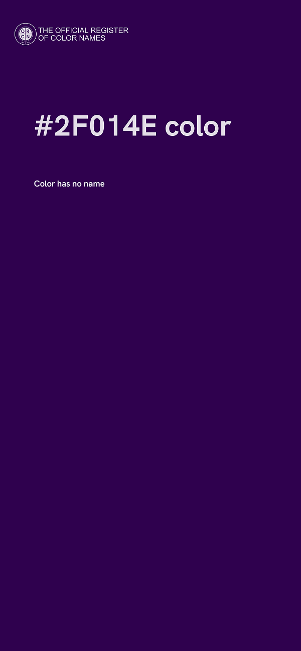 #2F014E color image