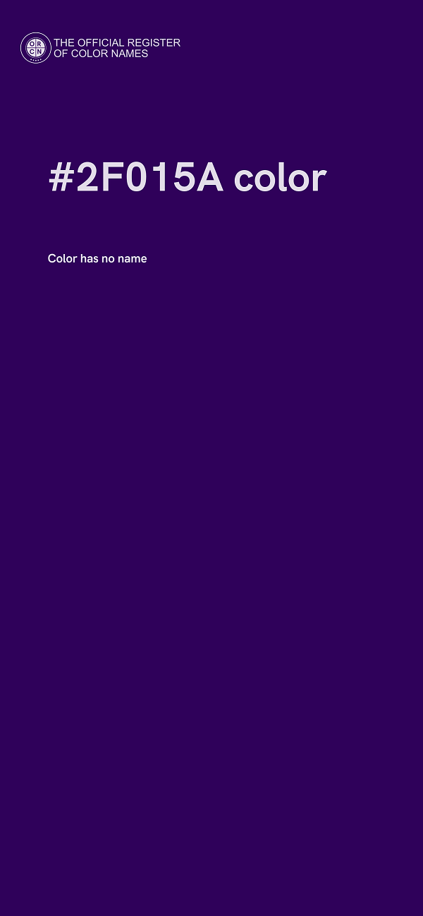 #2F015A color image