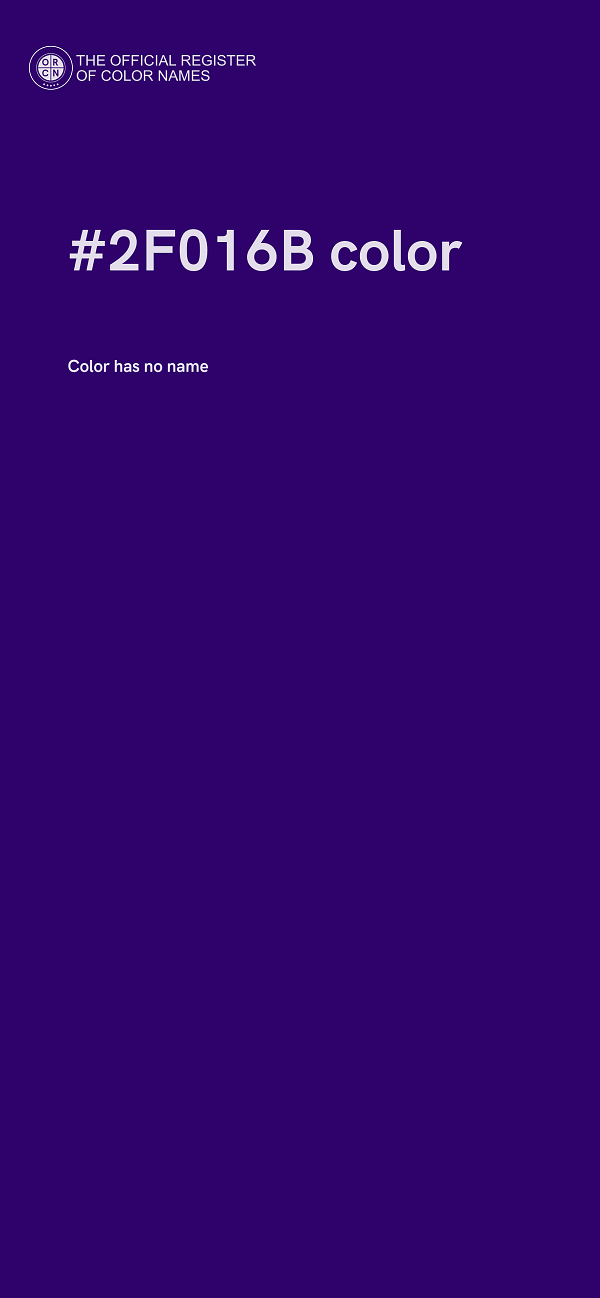 #2F016B color image