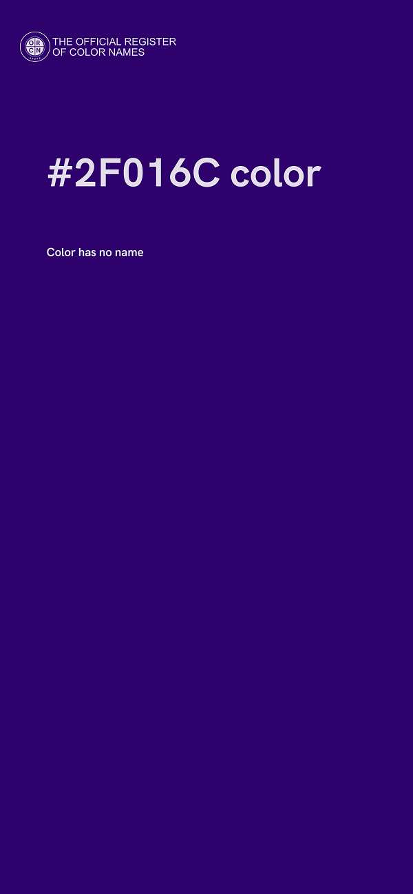 #2F016C color image