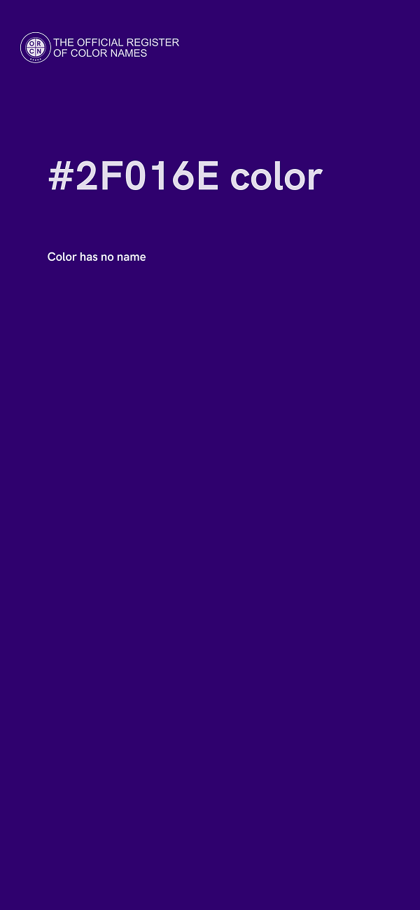 #2F016E color image