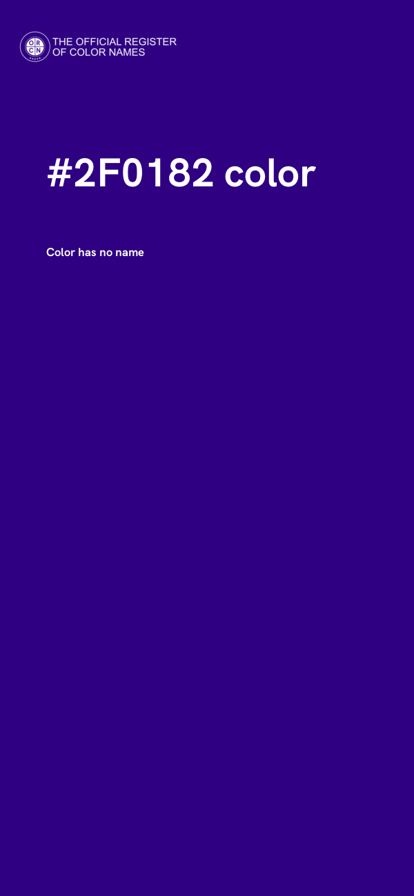 #2F0182 color image