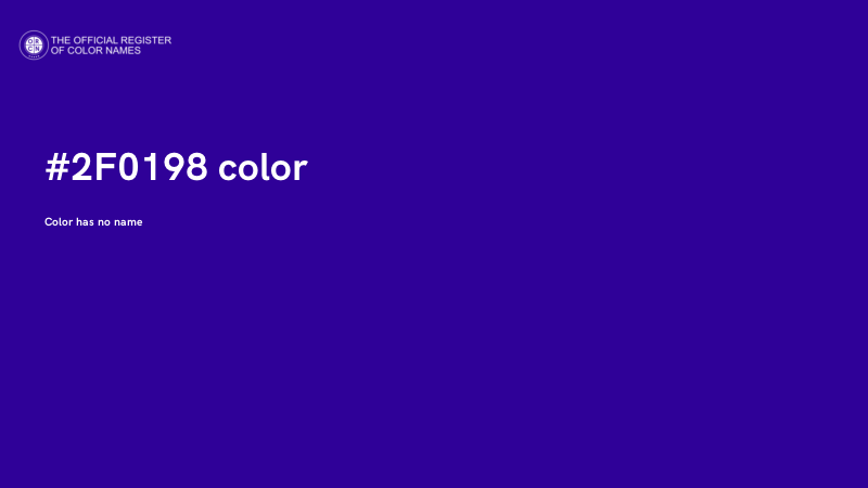 #2F0198 color image
